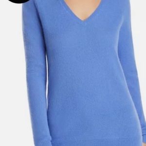 Blue Cashmere sweater from Bloomingdale’s.